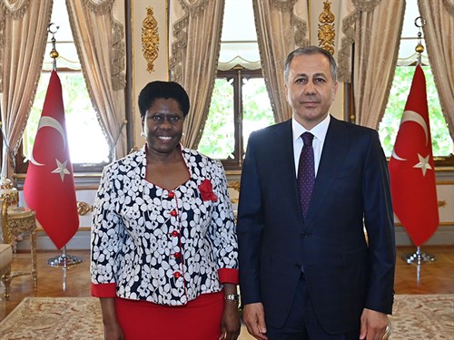 Ambassador of the Republic of South Africa to Ankara Letsatsi-Duba Visited Governor Yerlikaya
