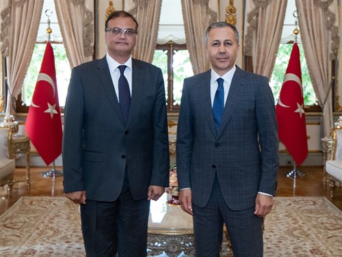 Egyptian Consul General in Istanbul Tarek Khalil Visited Governor Yerlikaya