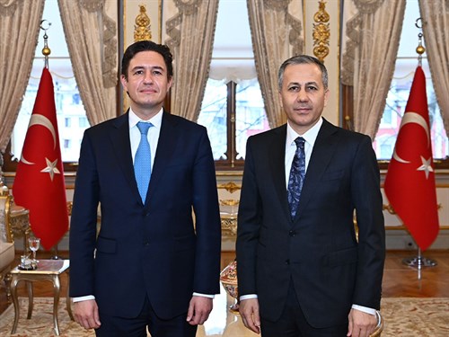 Anguel Tcholakov, Ambassador of Bulgaria to Ankara, Visited Governor Yerlikaya