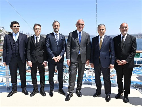 Minister Ersoy and Governor Yerlikaya Visited Costa Venezia Cruise Ship